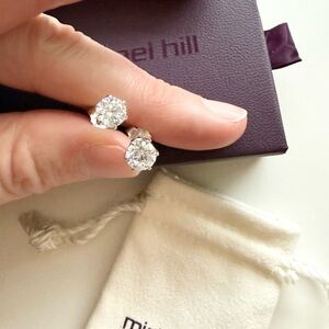 Michael Hill Cubic Zirconia Sterling Silver Stud Earrings